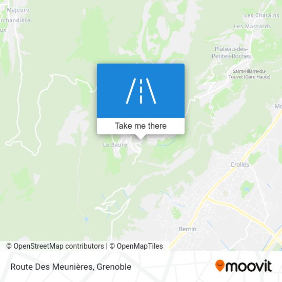 Route Des Meunières map
