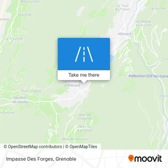 Impasse Des Forges map