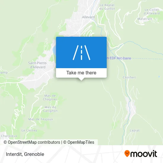 Interdit map