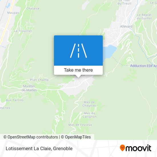 Lotissement La Claie map