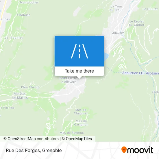 Rue Des Forges map