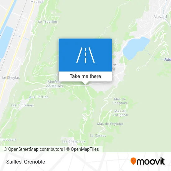 Sailles map