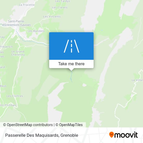 Passerelle Des Maquisards map