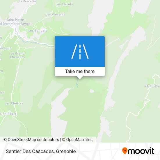 Sentier Des Cascades map