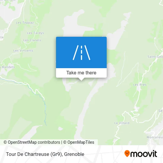 Tour De Chartreuse (Gr9) map
