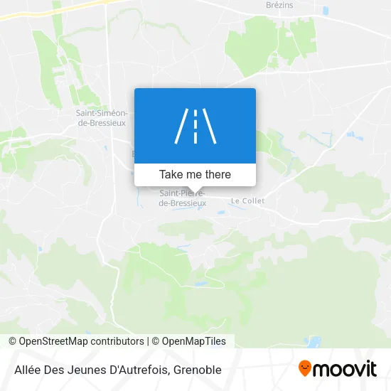 Allée Des Jeunes D'Autrefois map