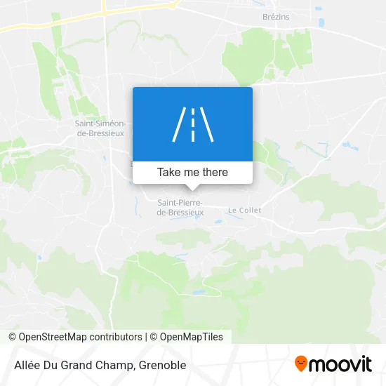 Allée Du Grand Champ map