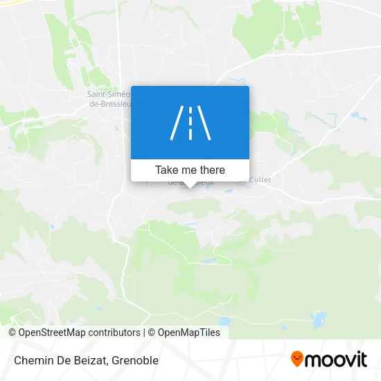 Chemin De Beizat map