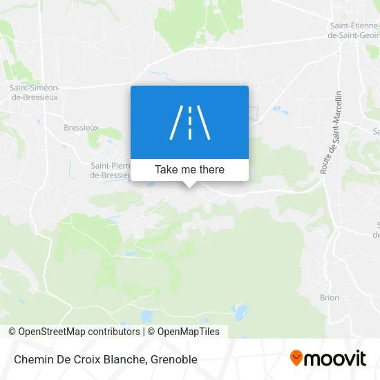 Chemin De Croix Blanche map