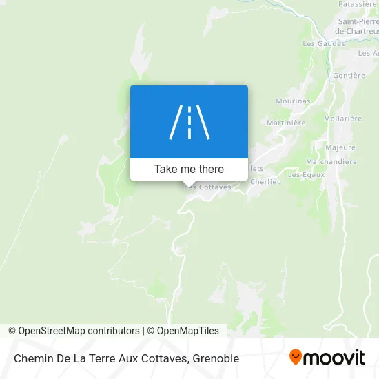 Chemin De La Terre Aux Cottaves map