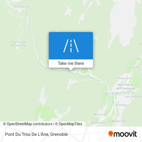 Pont Du Trou De L'Âne map