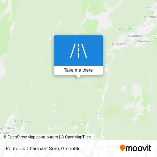 Route Du Charmant Som map