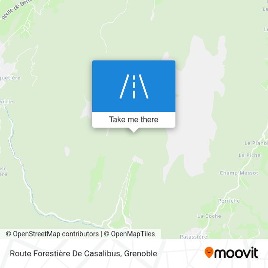Route Forestière De Casalibus map