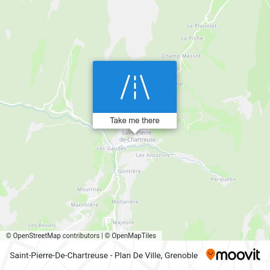 Saint-Pierre-De-Chartreuse - Plan De Ville map