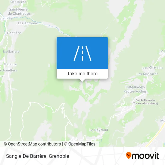 Sangle De Barrère map