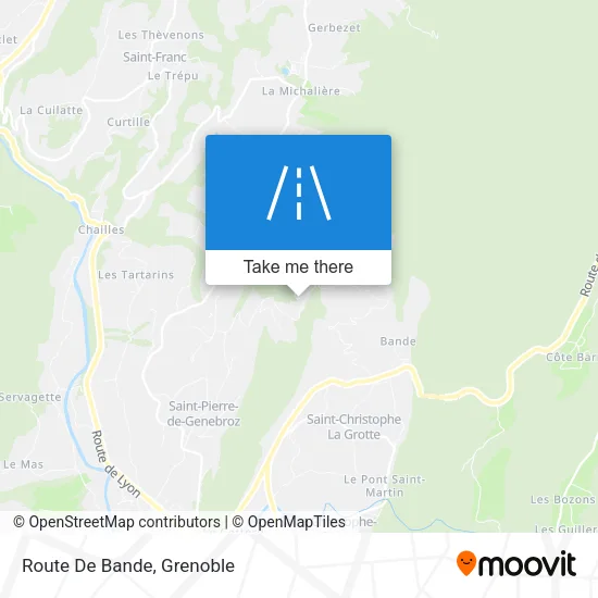 Route De Bande map