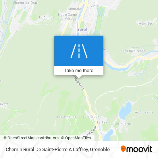 Chemin Rural De Saint-Pierre À Laffrey map