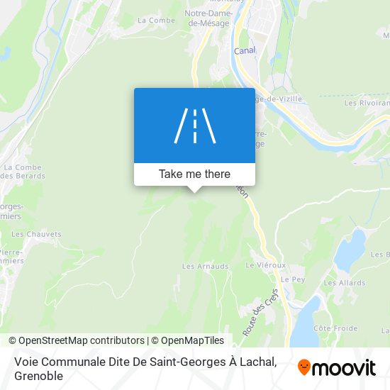 Voie Communale Dite De Saint-Georges À Lachal map