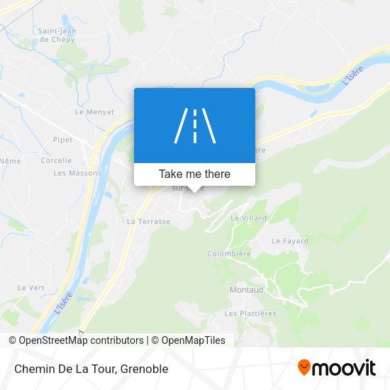 Chemin De La Tour map