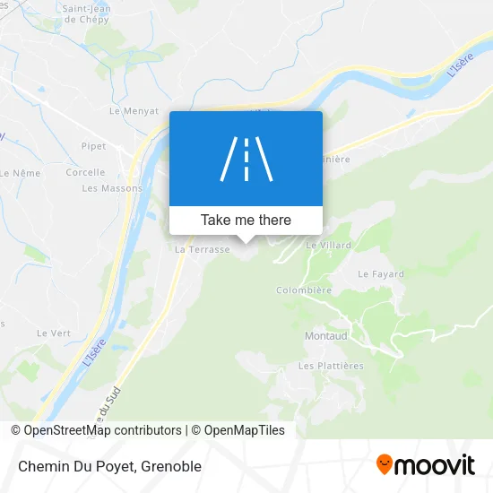 Chemin Du Poyet map
