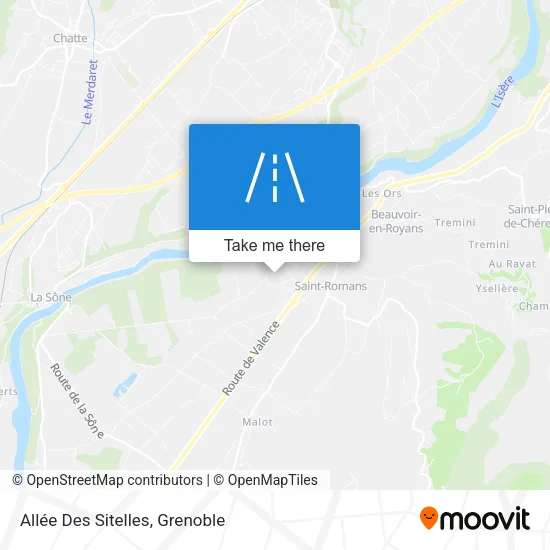 Allée Des Sitelles map