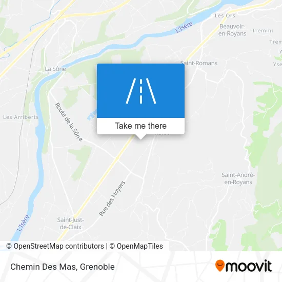 Chemin Des Mas map