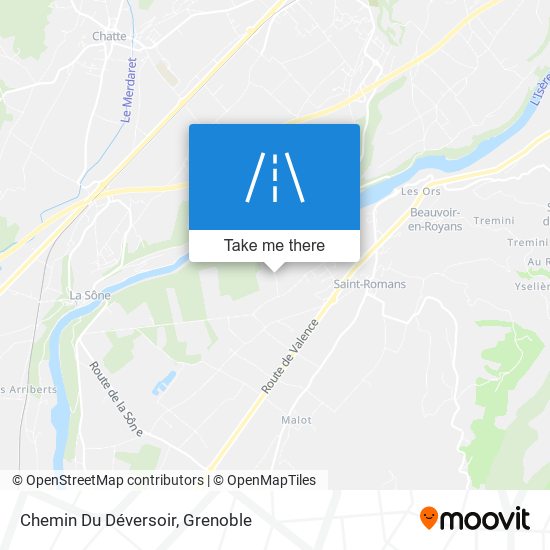 Chemin Du Déversoir map