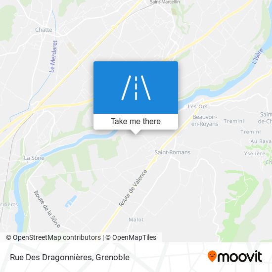 Rue Des Dragonnières map