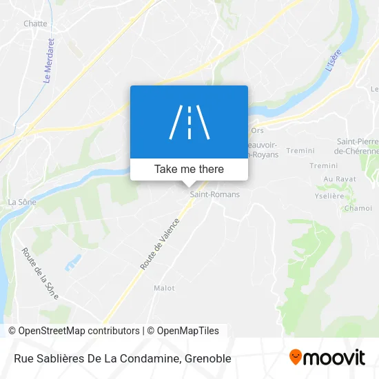 Rue Sablières De La Condamine map