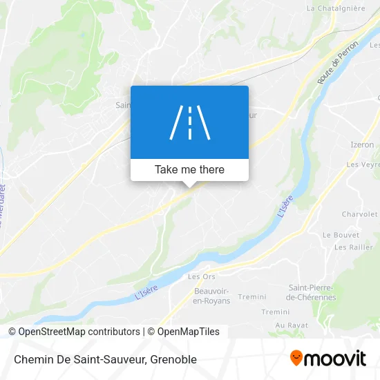 Chemin De Saint-Sauveur map
