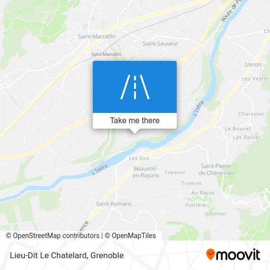 Lieu-Dit Le Chatelard map