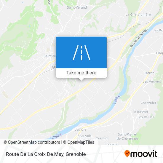 Route De La Croix De May map