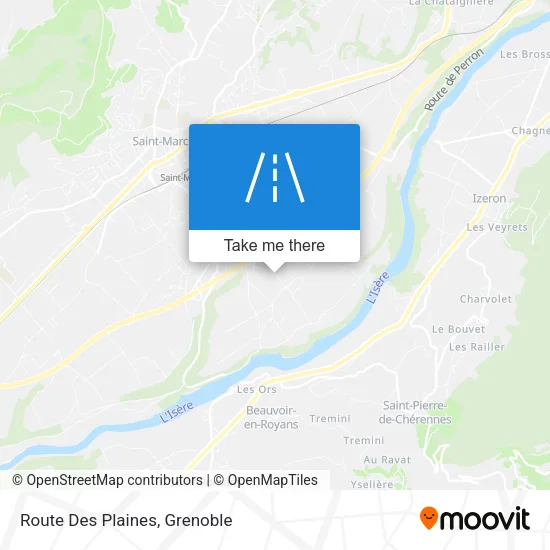Route Des Plaines map