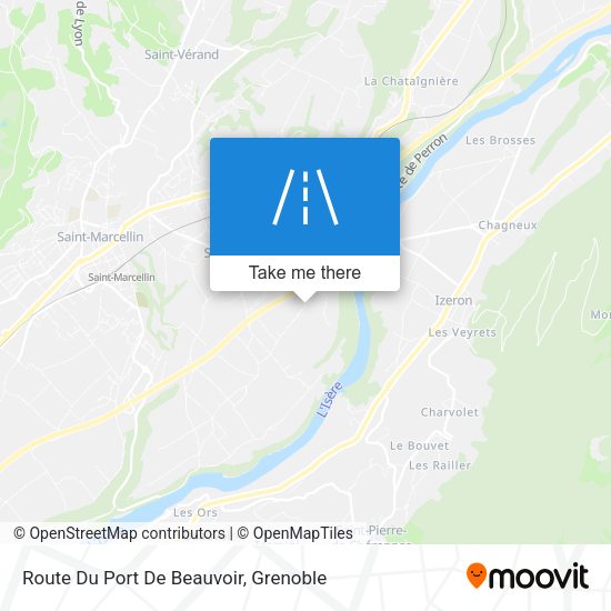 Route Du Port De Beauvoir map