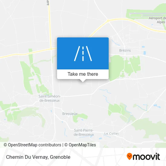 Chemin Du Vernay map