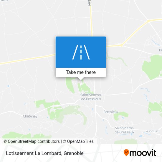 Lotissement Le Lombard map