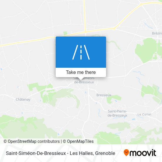 Saint-Siméon-De-Bressieux - Les Halles map