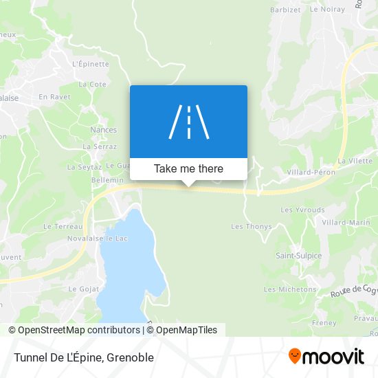 Tunnel De L'Épine map