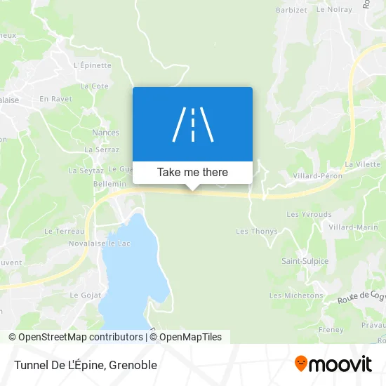 Tunnel De L'Épine map