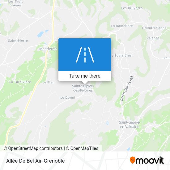 Allée De Bel Air map