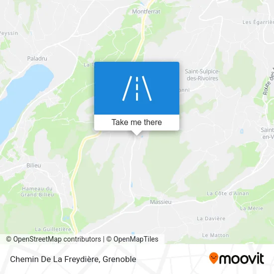 Chemin De La Freydière map