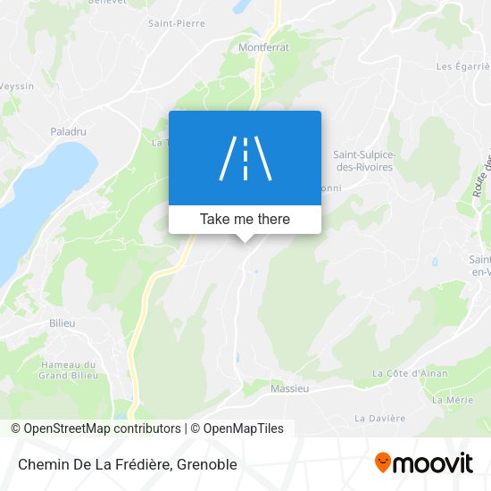 Chemin De La Frédière map