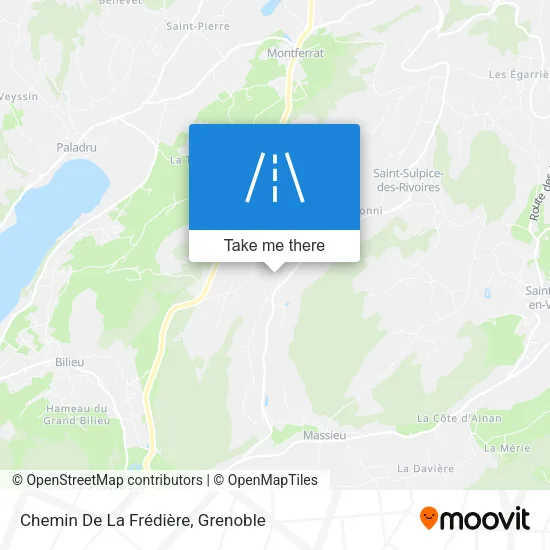 Chemin De La Frédière map