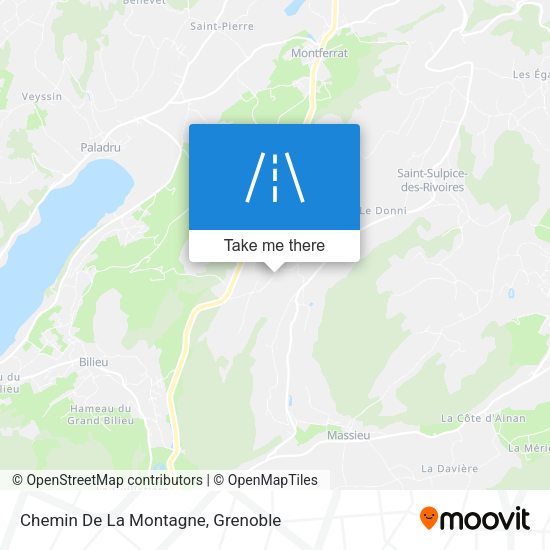 Chemin De La Montagne map