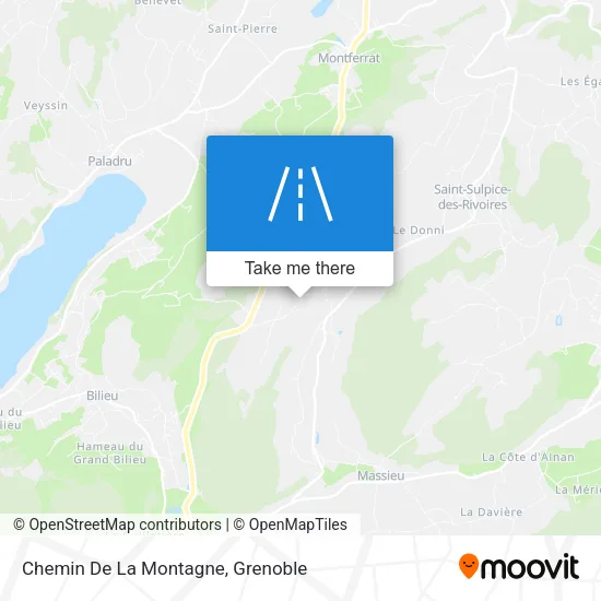 Chemin De La Montagne map