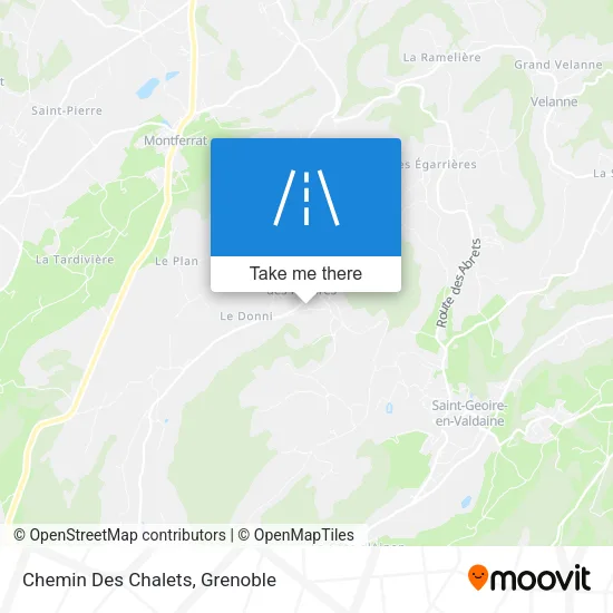 Chemin Des Chalets map