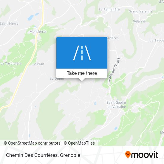 Chemin Des Courrières map