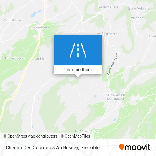 Chemin Des Courrières Au Bessey map