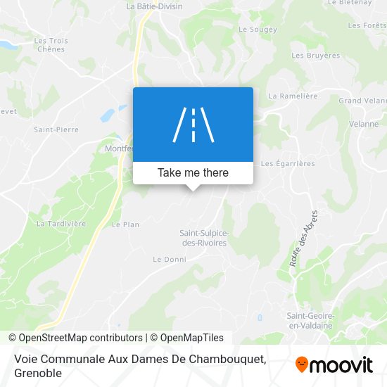 Voie Communale Aux Dames De Chambouquet map