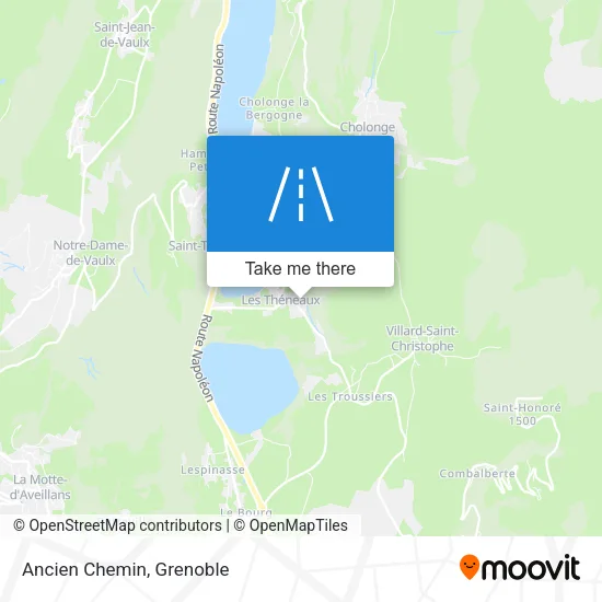 Ancien Chemin map